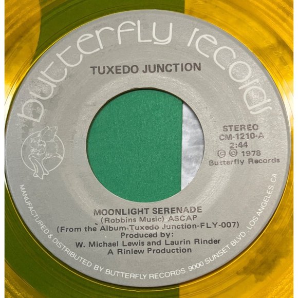 Tuxedo Junction Moonlight Serenade / Volga Boatman 1978 Disco Funk Yellow Vinyl - Picture 1 of 6